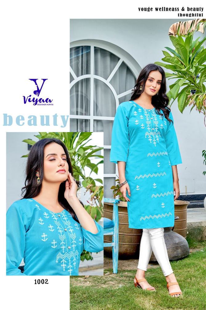 Rang Rasiya V1 By Viyaa Modal Chanderi Designer Kurtis Catalog